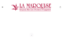 Tablet Screenshot of lamarquise.com